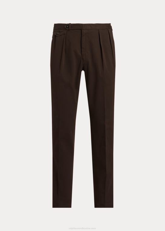 mørkebrun Mænd Ralph Lauren tøjfarvet stretch chinobuks Z426B822