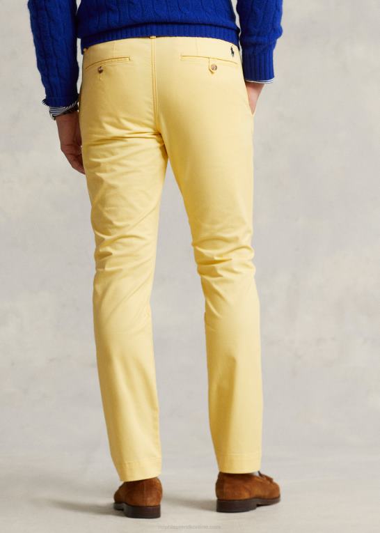 majs gul Mænd Ralph Lauren vaskede stretch chinobukser alle pasform Z426B8392