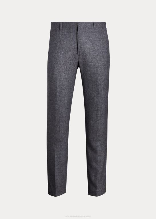 mellemgrå Mænd Ralph Lauren uld oxford jakkesætsbuks Z426B570