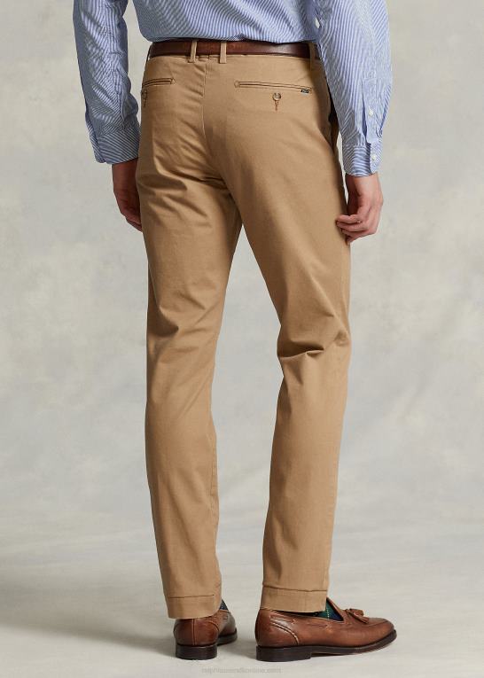 montana kaki Mænd Ralph Lauren stretch slim fit chinobukser Z426B474