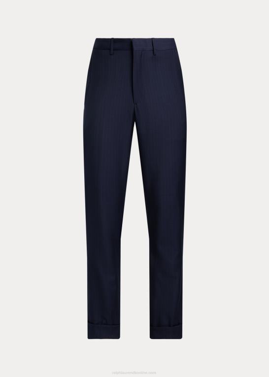 navy nålestribe Mænd Ralph Lauren nålestribet jakkesæt i uld Z426B8600