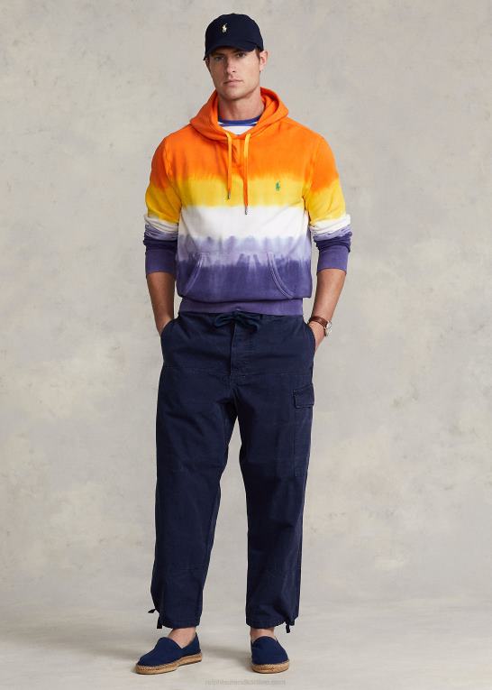 newport flåde Mænd Ralph Lauren afslappet pasform canvas cargo bukser Z426B1054