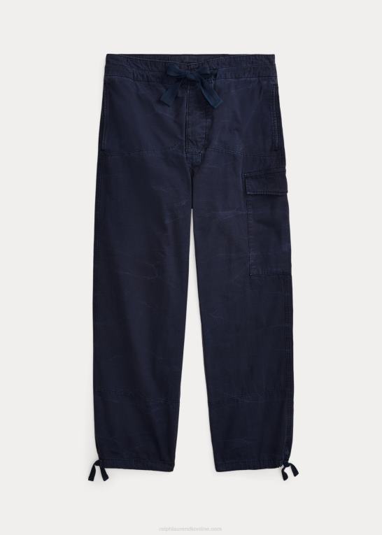 newport flåde Mænd Ralph Lauren afslappet pasform canvas cargo bukser Z426B1054