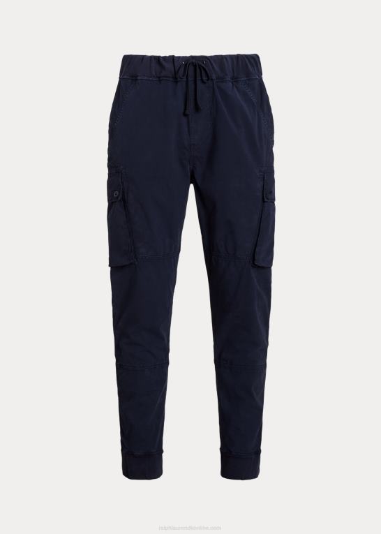 newport flåde Mænd Ralph Lauren klassiske cargobukser i poplin med tilspidset pasform Z426B596