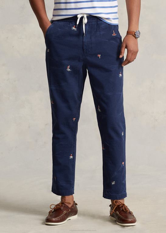 newport flåde/taktisk Mænd Ralph Lauren polo prepster chinobukser med klassisk pasform Z426B8618