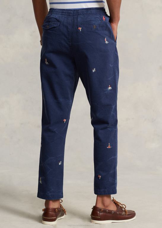 newport flåde/taktisk Mænd Ralph Lauren polo prepster chinobukser med klassisk pasform Z426B8618