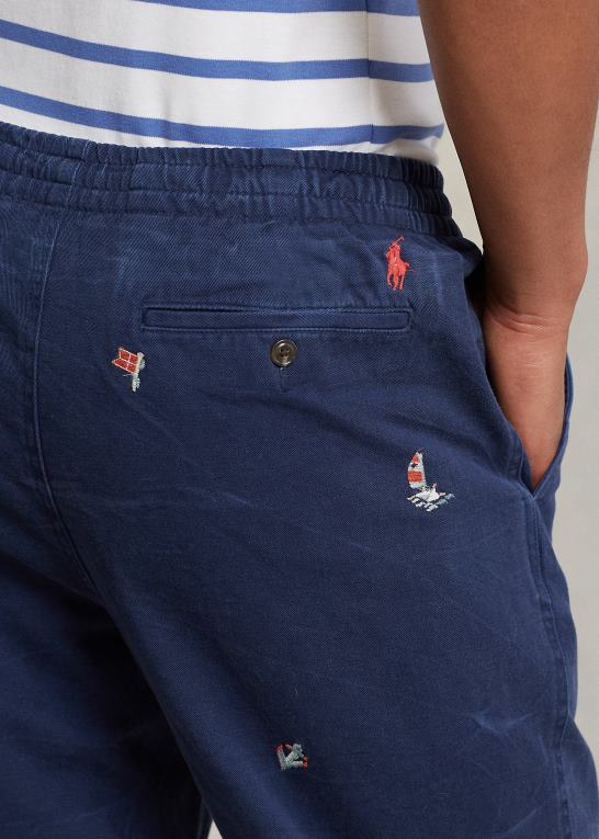newport flåde/taktisk Mænd Ralph Lauren polo prepster chinobukser med klassisk pasform Z426B8618