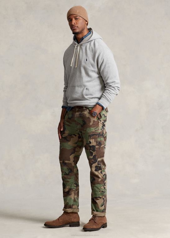 overskydende camo Mænd Ralph Lauren klassisk pasform canvas cargobukser Z426B1394