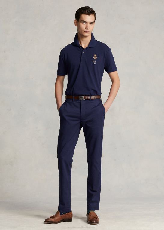raffineret flåde Mænd Ralph Lauren stretch slim fit performance chinobukser Z426B927