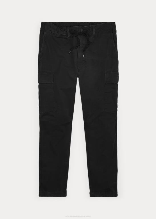 sort Mænd Ralph Lauren stretch slim fit twill cargo bukser Z426B8431