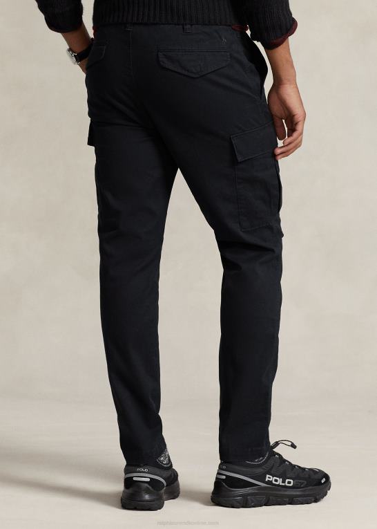 sort Mænd Ralph Lauren stretch slim fit twill cargo bukser Z426B8431