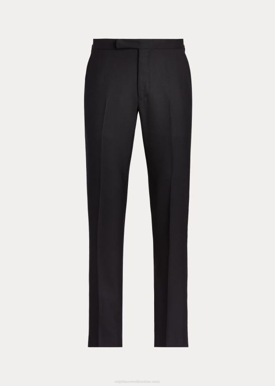 sort Mænd Ralph Lauren uld oxford jakkesætsbuks Z426B713