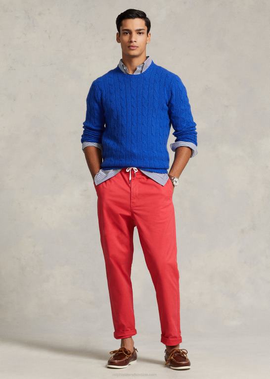 styrbord rød Mænd Ralph Lauren polo prepster chinobukser med klassisk pasform Z426B576