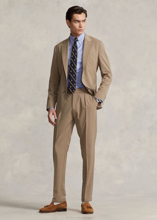 tan Mænd Ralph Lauren bukser med stretch twill Z426B1281