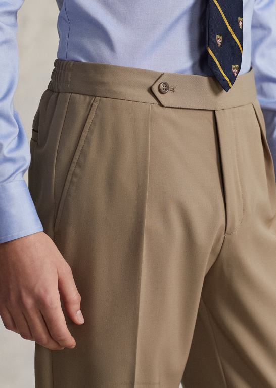 tan Mænd Ralph Lauren bukser med stretch twill Z426B1281
