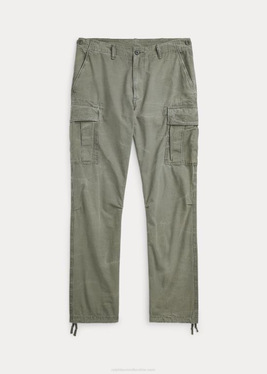 udendørs oliven Mænd Ralph Lauren afslappet pasform canvas cargo bukser Z426B1010