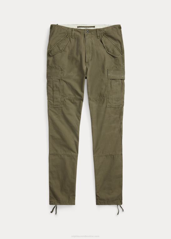 udendørs oliven Mænd Ralph Lauren klassisk pasform canvas cargobukser Z426B1801