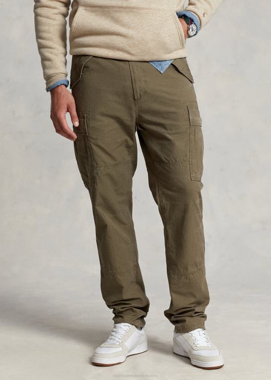 udendørs oliven Mænd Ralph Lauren klassisk pasform canvas cargobukser Z426B1801