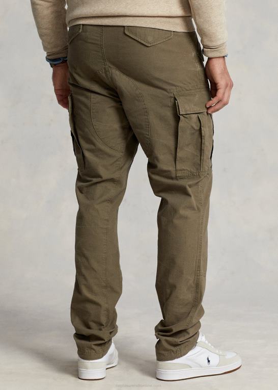 udendørs oliven Mænd Ralph Lauren klassisk pasform canvas cargobukser Z426B1801