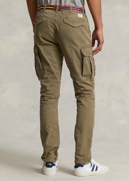 udendørs oliven Mænd Ralph Lauren slim fit canvas cargobukser Z426B503