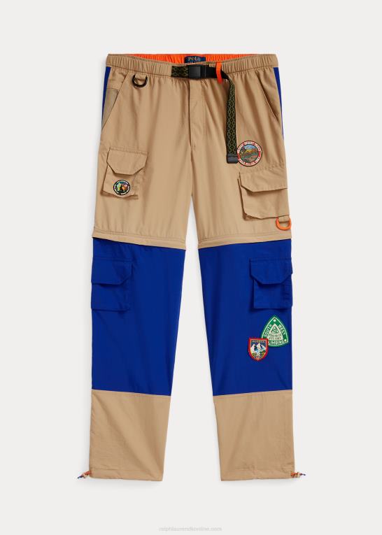 vintage kaki/city royal Mænd Ralph Lauren konvertible vandafvisende vandrebukser Z426B8497