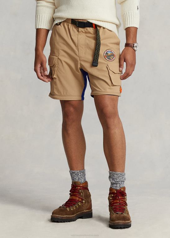 vintage kaki/city royal Mænd Ralph Lauren konvertible vandafvisende vandrebukser Z426B8497
