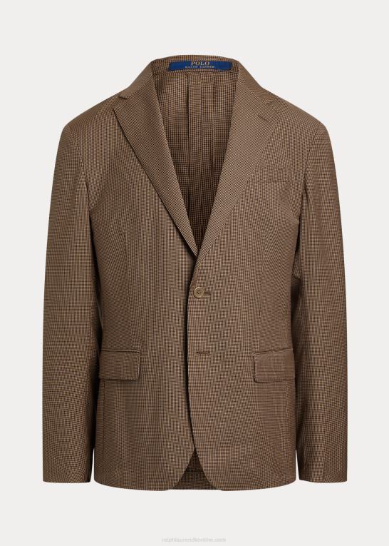 brun/brun Mænd Ralph Lauren polo blød sportsfrakke i uld i uld Z426B1103