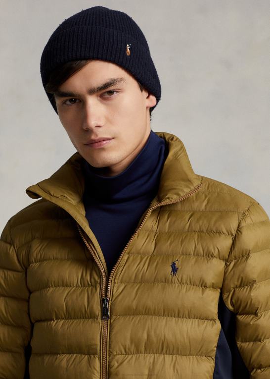 afsendelse tan Mænd Ralph Lauren pakbar vandafvisende jakke Z426B134