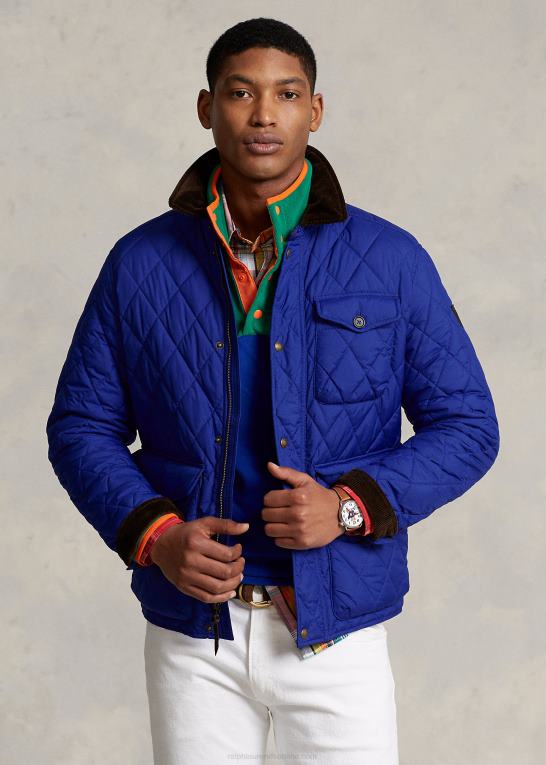 arv royal Mænd Ralph Lauren vandafvisende quiltet jakke Z426B8654