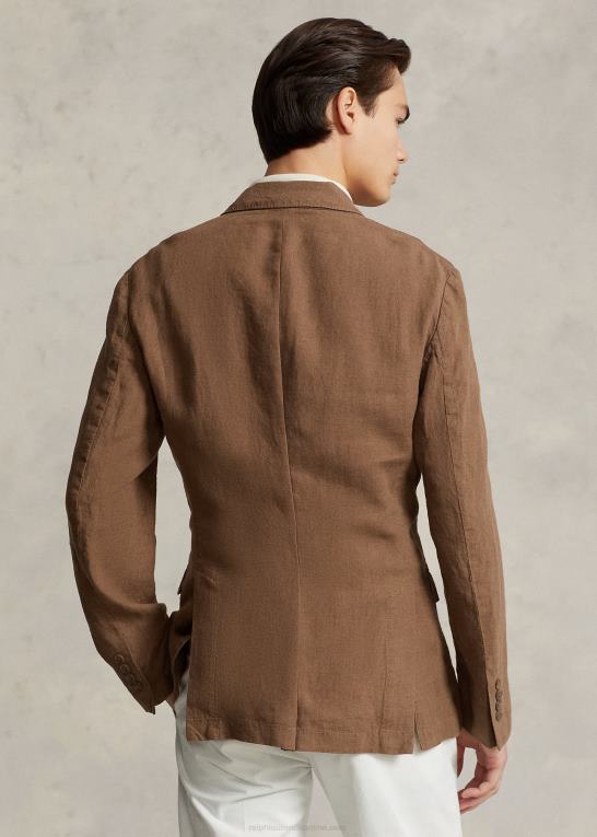 bagage brun Mænd Ralph Lauren polo jakkesæt i blød hør Z426B8459
