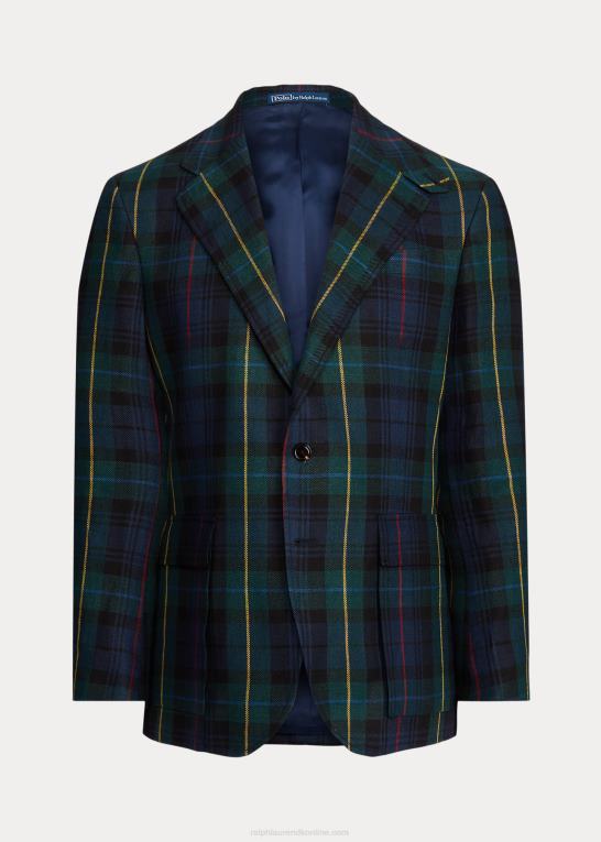 blackwatch m/rby deco Mænd Ralph Lauren rl67 plaid hørjakken Z426B1286