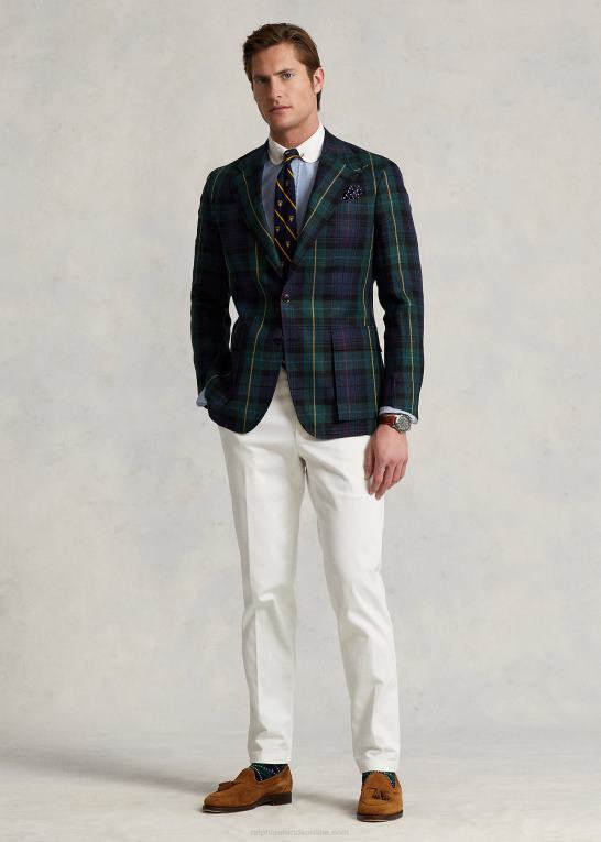 blackwatch m/rby deco Mænd Ralph Lauren rl67 plaid hørjakken Z426B1286