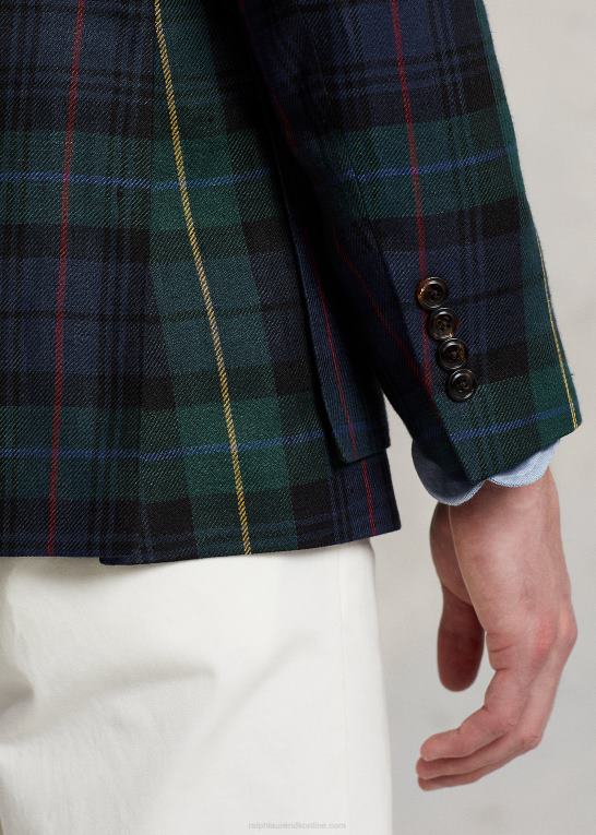 blackwatch m/rby deco Mænd Ralph Lauren rl67 plaid hørjakken Z426B1286
