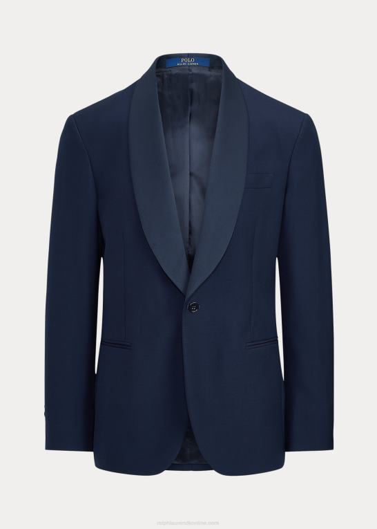 flåde Mænd Ralph Lauren polo sjal smoking jakke Z426B1247
