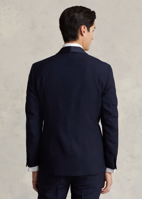 flåde Mænd Ralph Lauren polo sjal smoking jakke Z426B1247