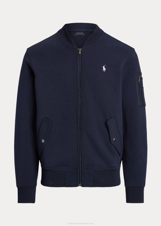 flyverflåde Mænd Ralph Lauren dobbeltstrikket bomberjakke Z426B567