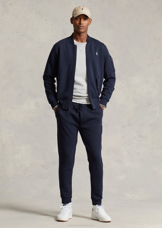 flyverflåde Mænd Ralph Lauren dobbeltstrikket bomberjakke Z426B567