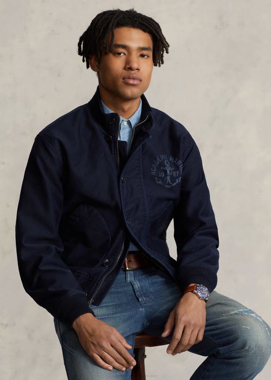 flyverflåde Mænd Ralph Lauren grafisk dækjakke Z426B1264