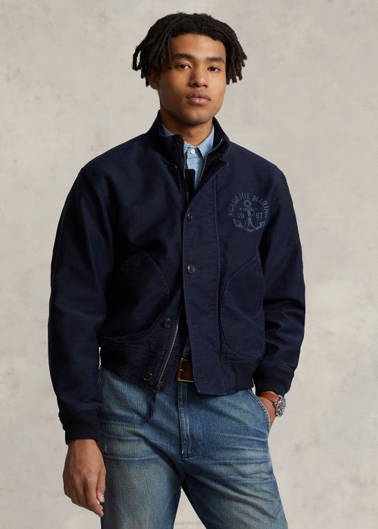 flyverflåde Mænd Ralph Lauren grafisk dækjakke Z426B1264