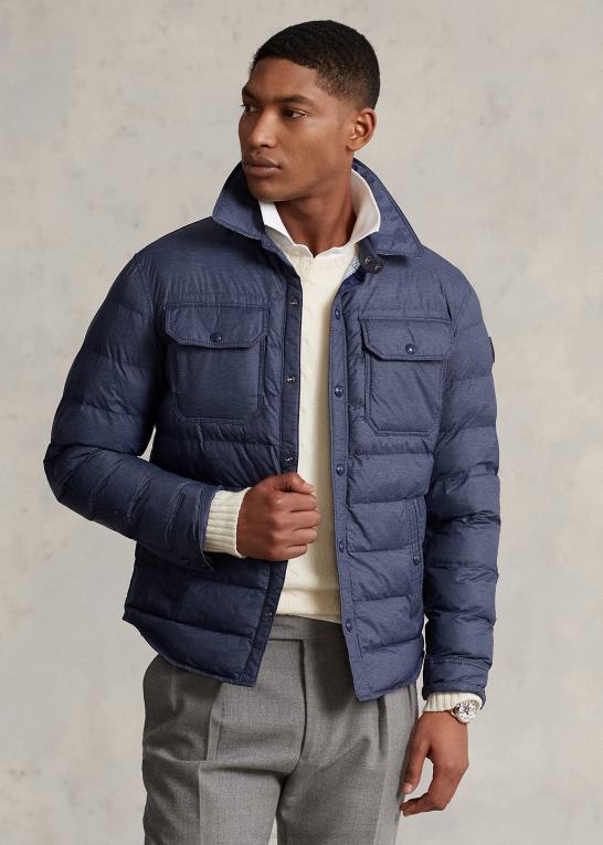 forårsflådelyng Mænd Ralph Lauren vandafvisende jakke Z426B1225