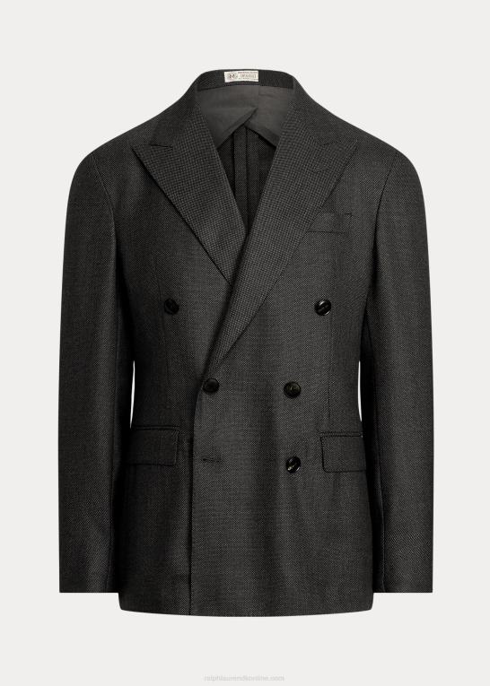 grå Mænd Ralph Lauren morehouse-kollektionen jakkesæt Z426B1201