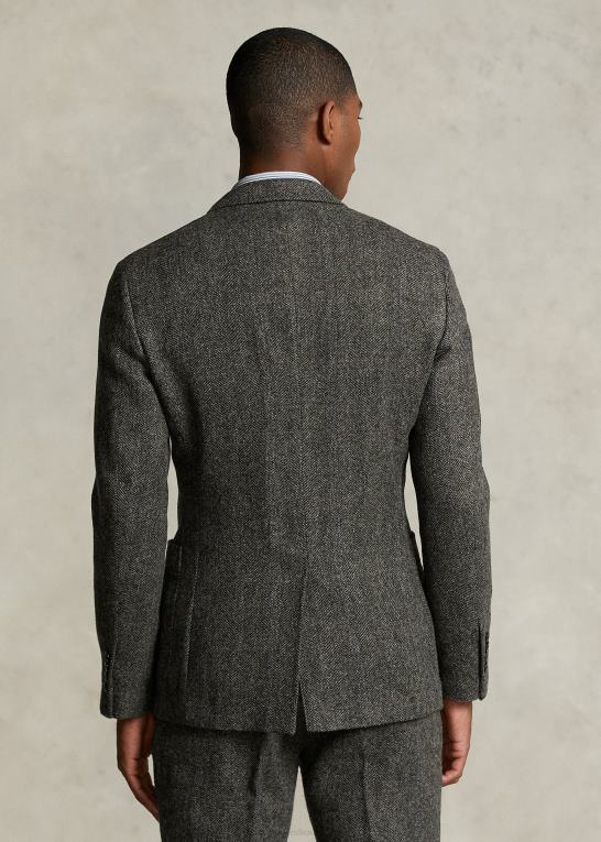 grå Mænd Ralph Lauren morehouse-kollektionen jakkesæt Z426B1293