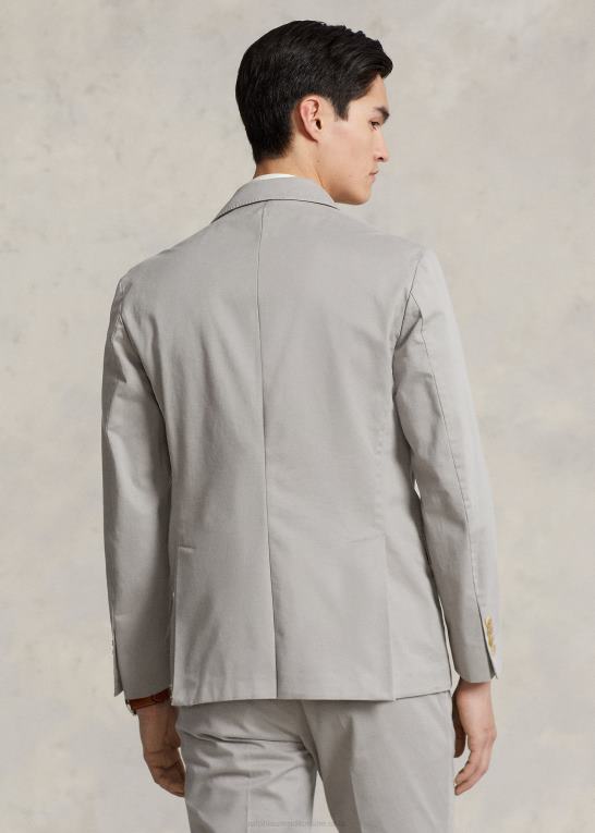 grå tåge Mænd Ralph Lauren polo blød stretch chino jakkesæt Z426B1118