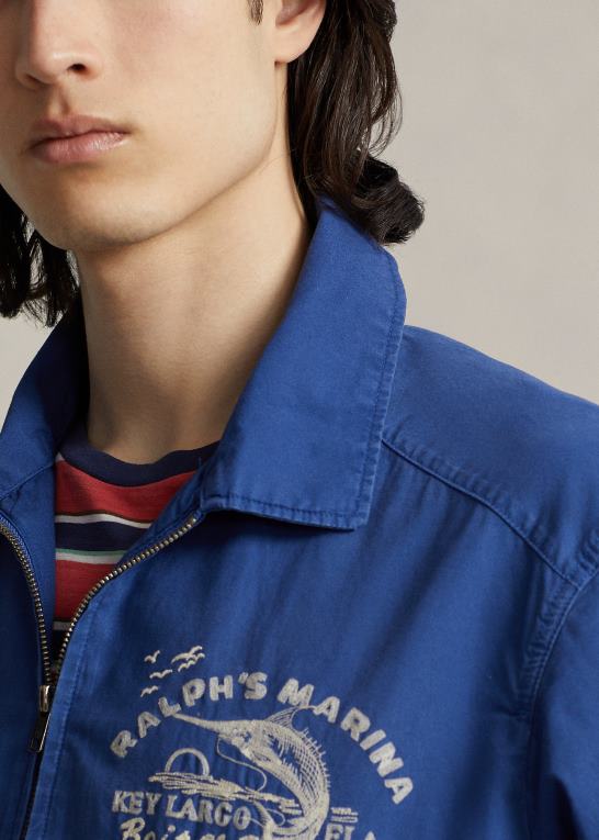 kongelig vingård Mænd Ralph Lauren marina poplin jakke Z426B8634