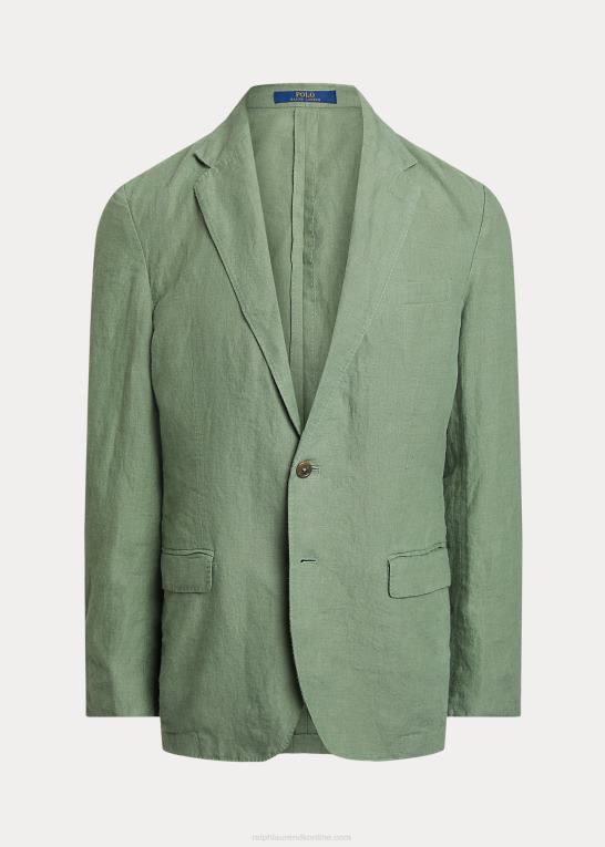 last grøn Mænd Ralph Lauren polo jakkesæt i blød hør Z426B8458