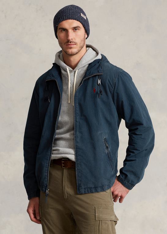 nathen Mænd Ralph Lauren denim hættejakke Z426B1798