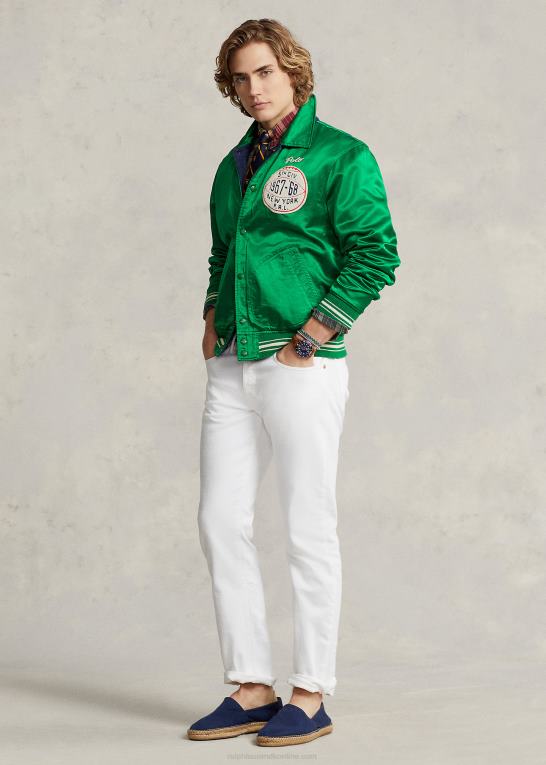 newport navy/royal Mænd Ralph Lauren vendbar varsity-inspireret jakke Z426B1073