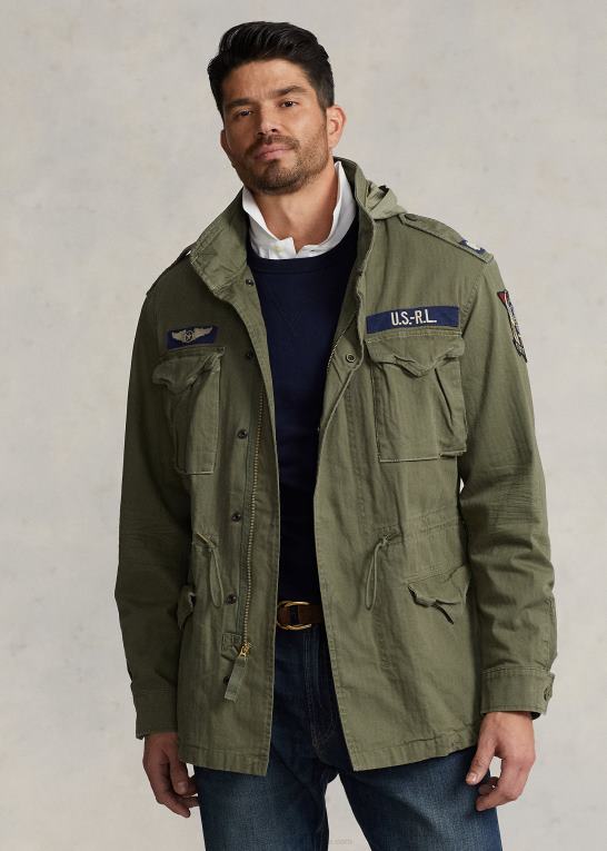 olivenbjerg/pletter Mænd Ralph Lauren den ikoniske feltjakke Z426B1797