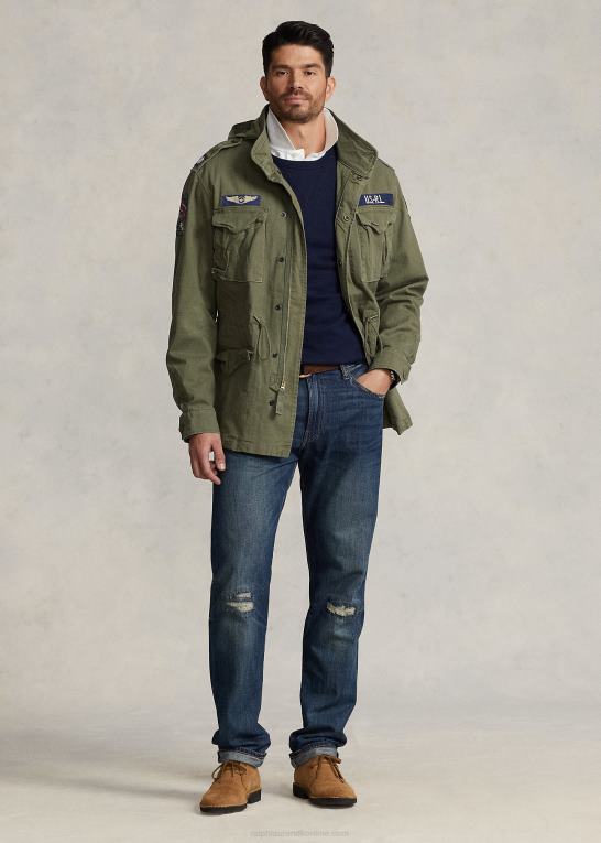 olivenbjerg/pletter Mænd Ralph Lauren den ikoniske feltjakke Z426B1797
