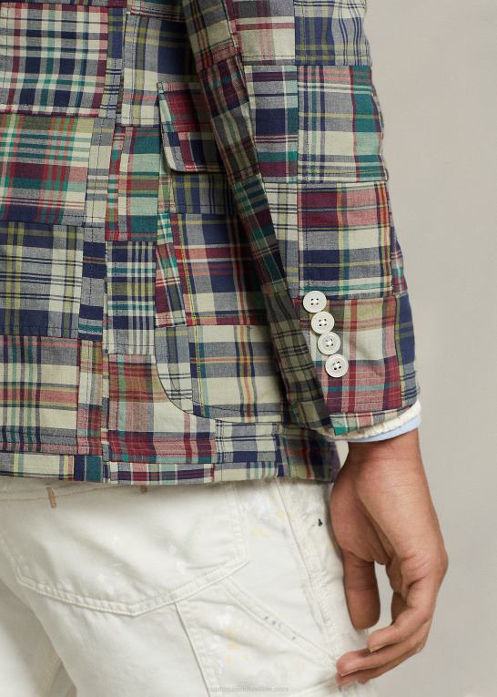 patchwork Mænd Ralph Lauren polo blød patchwork madras jakkesæt Z426B1120
